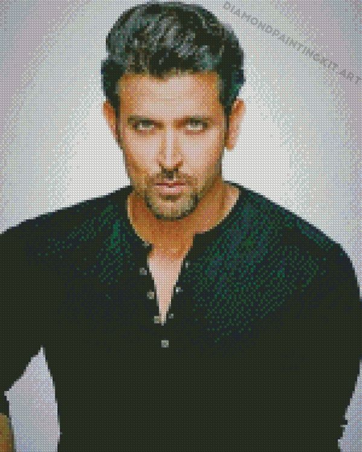 Actor Hrithik Roshan Diamond Paintings