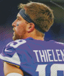 Adam Thielen American Footballer Diamond Paintings