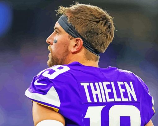 Adam Thielen American Footballer Diamond Paintings