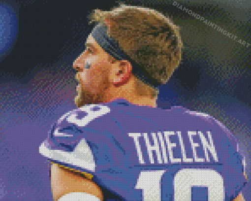 Adam Thielen American Footballer Diamond Paintings