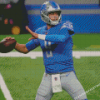 American Football Quarterback Matthew Stafford Diamond Paintings