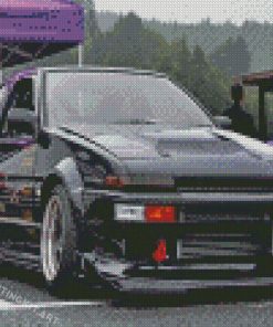 Black Ae86 Diamond Paintings