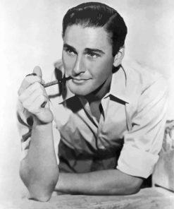 Black And White The Actor Errol Flynn Diamond Paintings