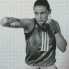 Black And White Katie Taylor Diamond Paintings