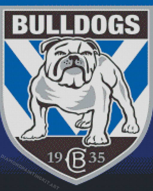 Canterbury Bulldogs Team Logo Diamond Paintings