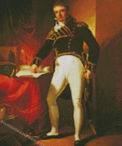 Captain Charles Stewart Thomas Sully Diamond Paintings