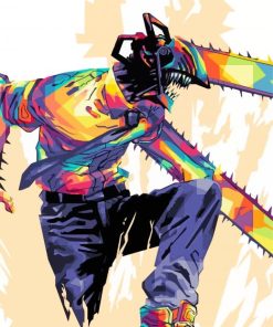 Chainsaw Man Pop Art Diamond Paintings