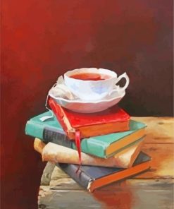 Coffee And Books Diamond Paintings