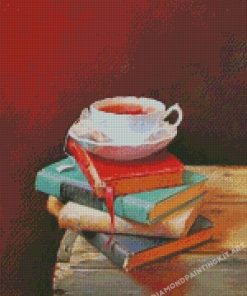 Coffee And Books Diamond Paintings