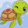 Cute Baby Turtle Diamond Paintings