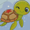 Cute Baby Turtle Diamond Paintings