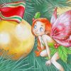 Cute Christmas Fairy Diamond Paintings