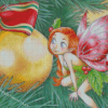 Cute Christmas Fairy Diamond Paintings