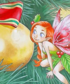 Cute Christmas Fairy Diamond Paintings