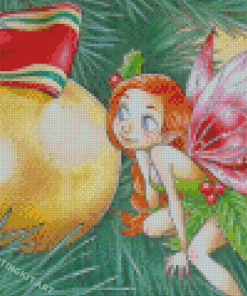 Cute Christmas Fairy Diamond Paintings