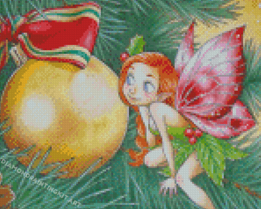 Cute Christmas Fairy Diamond Paintings