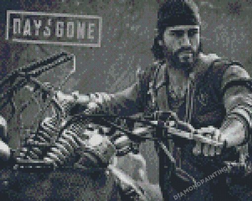 Days Gone Game Poster Diamond Paintings