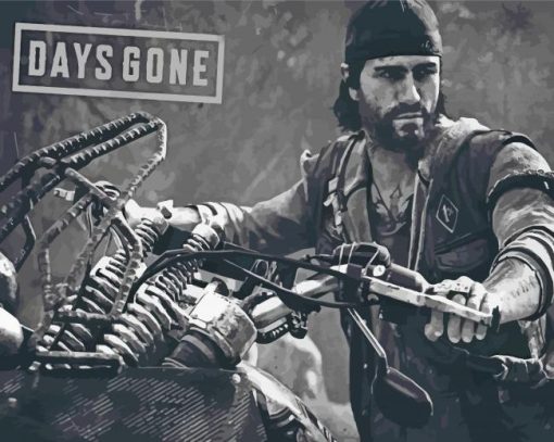 Days Gone Game Poster Diamond Paintings