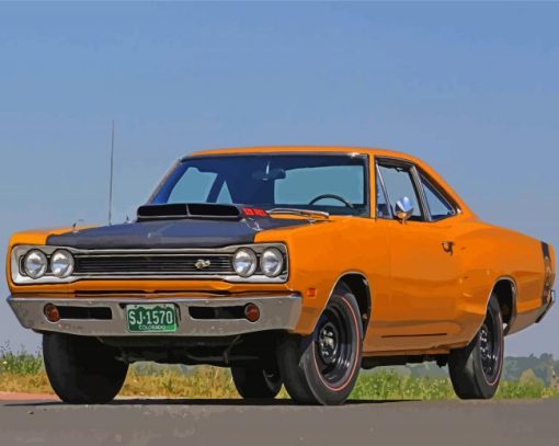 Dodge Super Bee Car Diamond Paintings