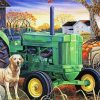 Farm John Deere Trekker Diamond Paintings