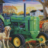 Farm John Deere Trekker Diamond Paintings