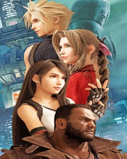 Final Fantasy VII Game Diamond Paintings