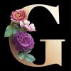 Floral Letter G Art Diamond Paintings