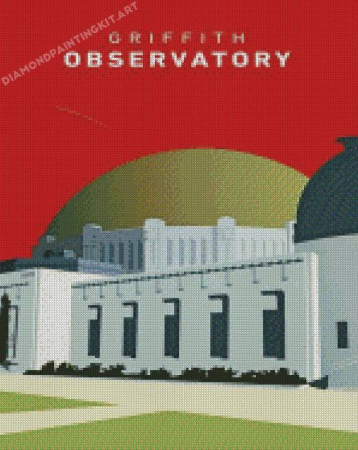 Griffith Observatory Poster Diamond Paintings