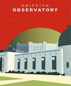 Griffith Observatory Poster Diamond Paintings