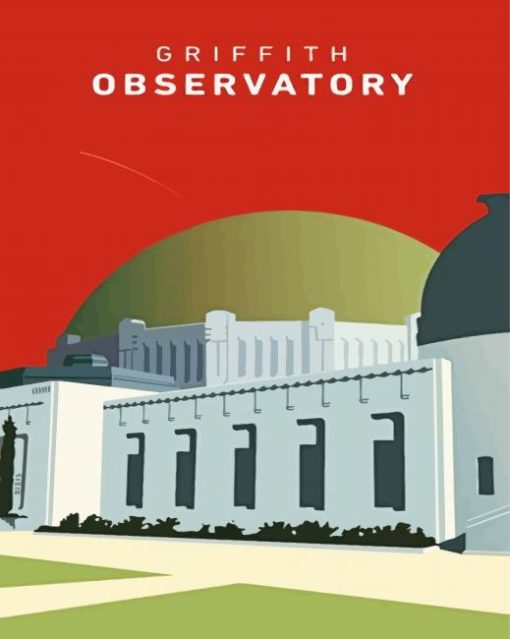 Griffith Observatory Poster Diamond Paintings