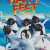 Happy Feet Penguin Poster Diamond Paintings