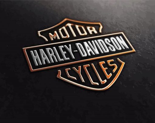 Harley Davidson Logo Diamond Paintings