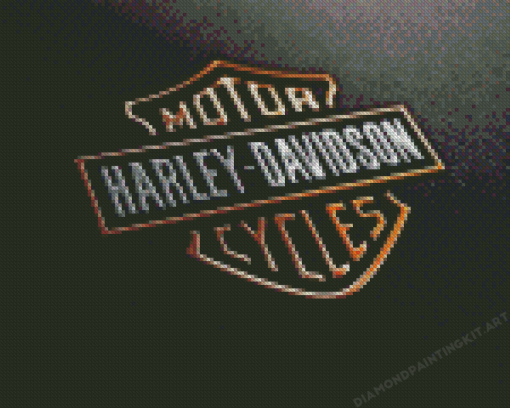 Harley Davidson Logo Diamond Paintings