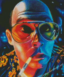 Hunter S Thompson Diamond Paintings