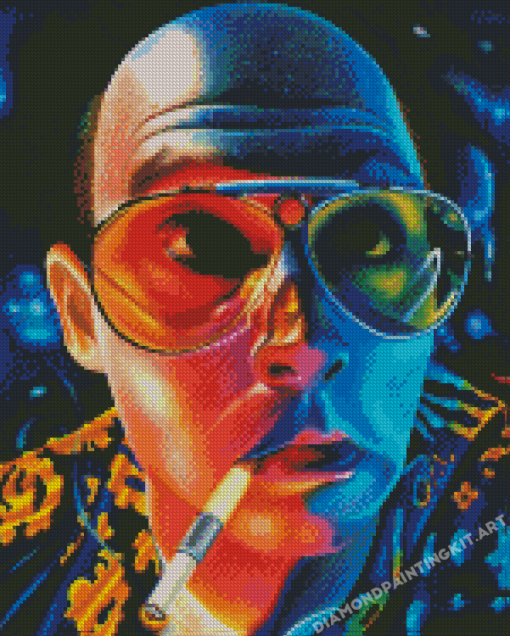 Hunter S Thompson Diamond Paintings