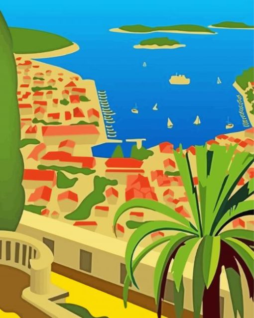 Hvar Poster Diamond Paintings