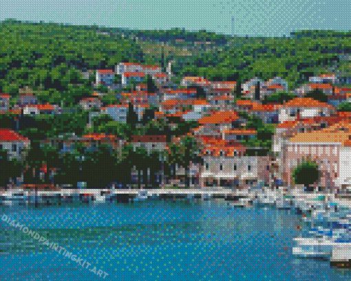 Hvar Seaside Diamond Paintings