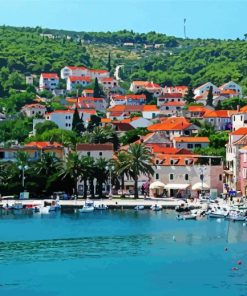 Hvar Seaside Diamond Paintings