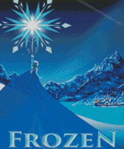 Illustration Frozen Poster Diamond Paintings