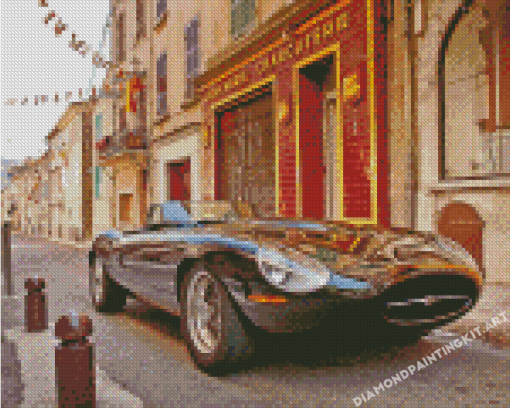 Jaguar E Type Diamond Paintings