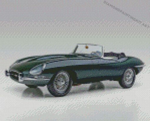 Jaguar Xke Diamond Paintings