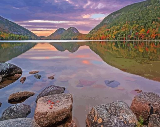 Jordan Pond Park Diamond Paintings