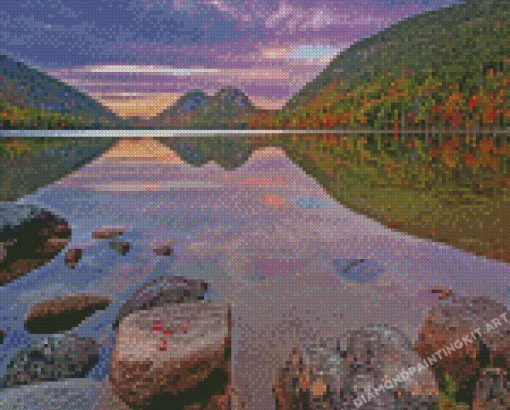 Jordan Pond Park Diamond Paintings