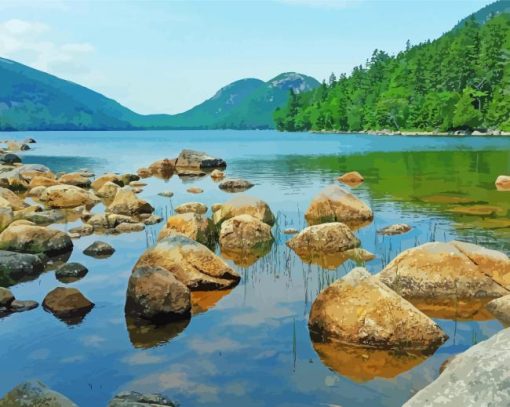 Jordan Pond Diamond Paintings