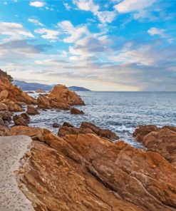 Lavandou Landscape Diamond Paintings