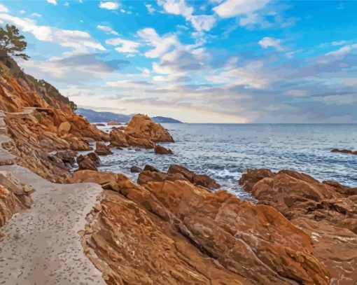 Lavandou Landscape Diamond Paintings