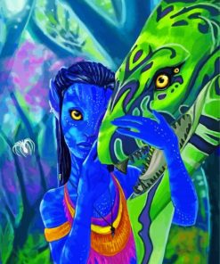 Neytiri And Ikran Diamond Paintings