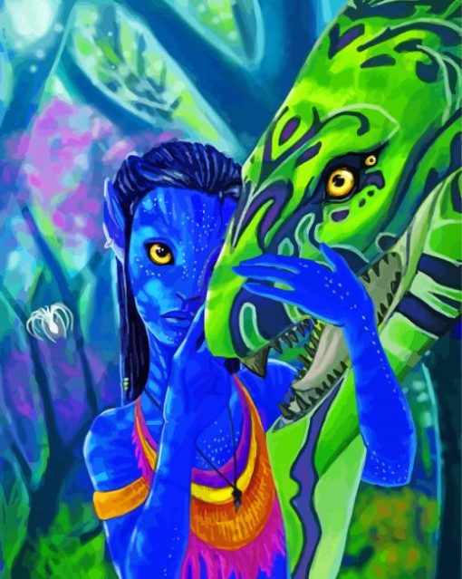 Neytiri And Ikran Diamond Paintings