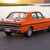 Orange Xy Ford Falcon Car Diamond Paintings