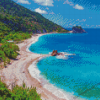 Potami Beach Samos Island Diamond Paintings